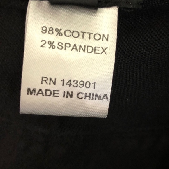 Coco + CARMEN - Black & Gold Metallic Snakeskin Pull-on Pants - Size XL - Picture 5 of 6